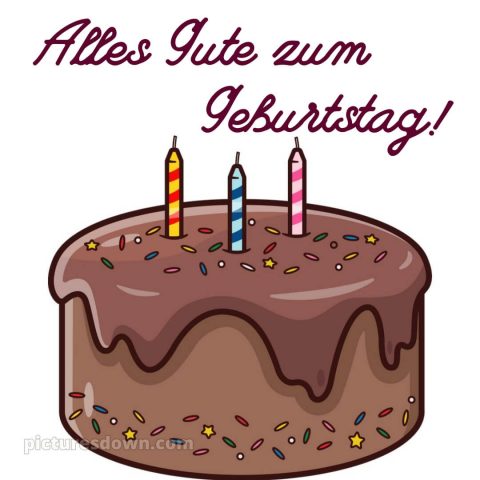 Alles gute zum geburtstag lustig mann bild Torte kostenlos