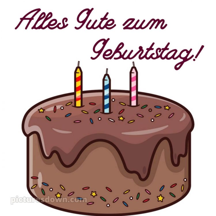 Alles gute zum geburtstag lustig mann bild Torte kostenlos
