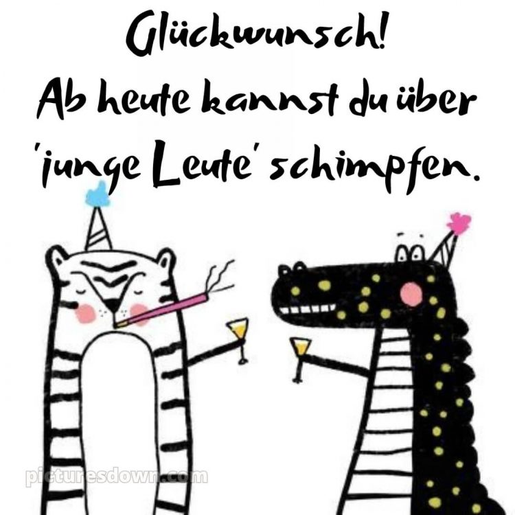 Alles gute zum geburtstag männer lustig bild Tiere kostenlos
