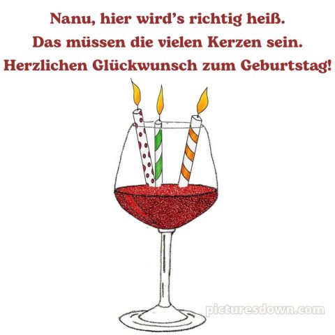 Alles gute zum geburtstag text lustig bild Glas kostenlos