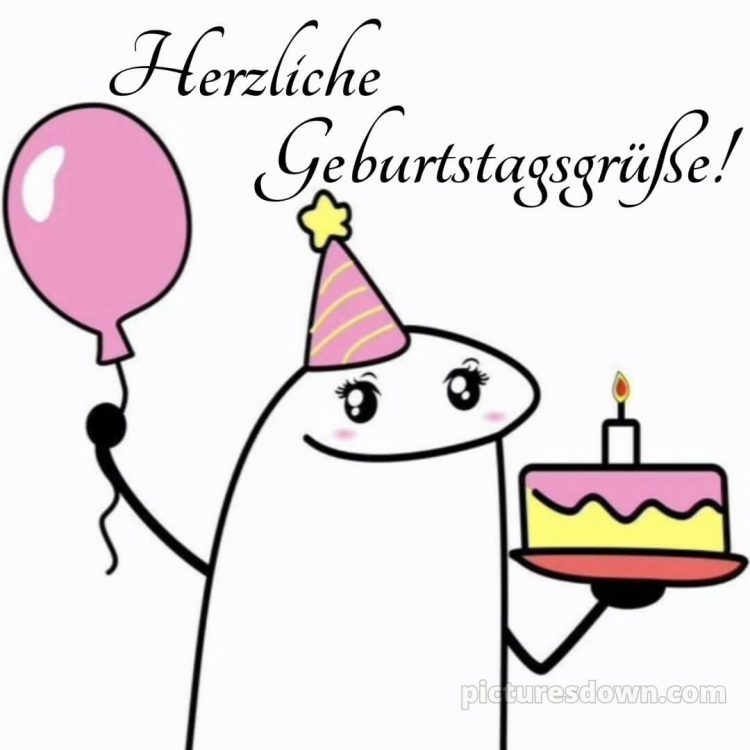 Alles gute zum geburtstag text lustig bild Kuchen kostenlos