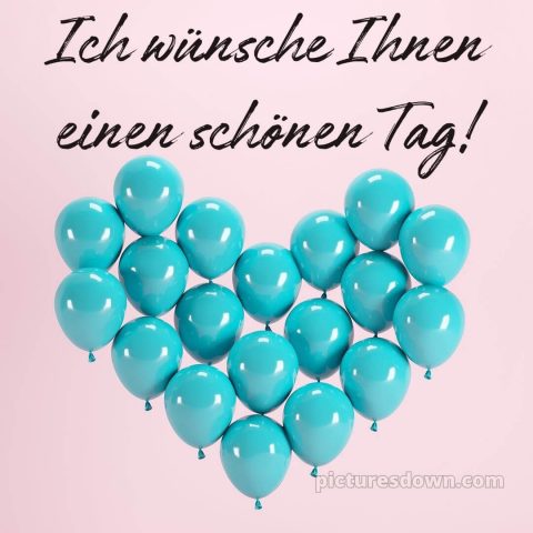 Einen schönen tag bild Luftballons kostenlos
