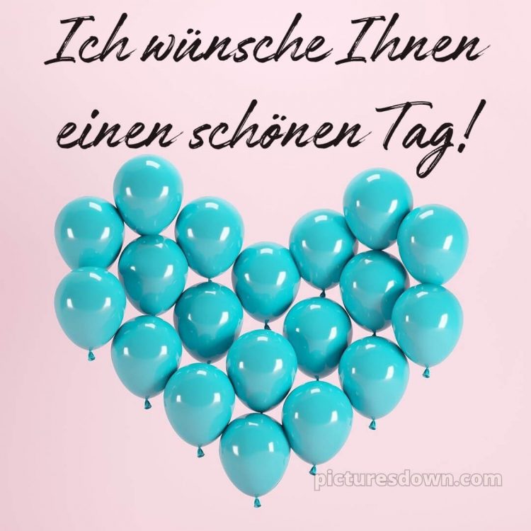 Einen schönen tag bild Luftballons kostenlos