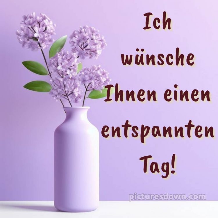 Einen schönen tag bild Vase kostenlos