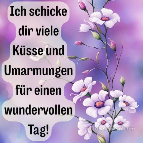 Einen schönen tag bild Karte kostenlos