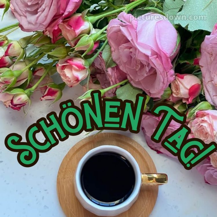 Guten morgen schönen tag bild Blüten kostenlos