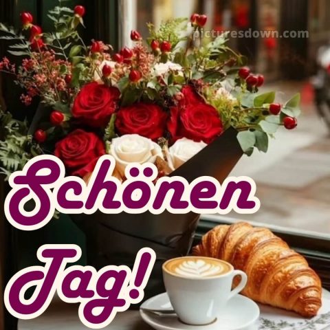 Guten morgen schönen tag bild Strauß kostenlos