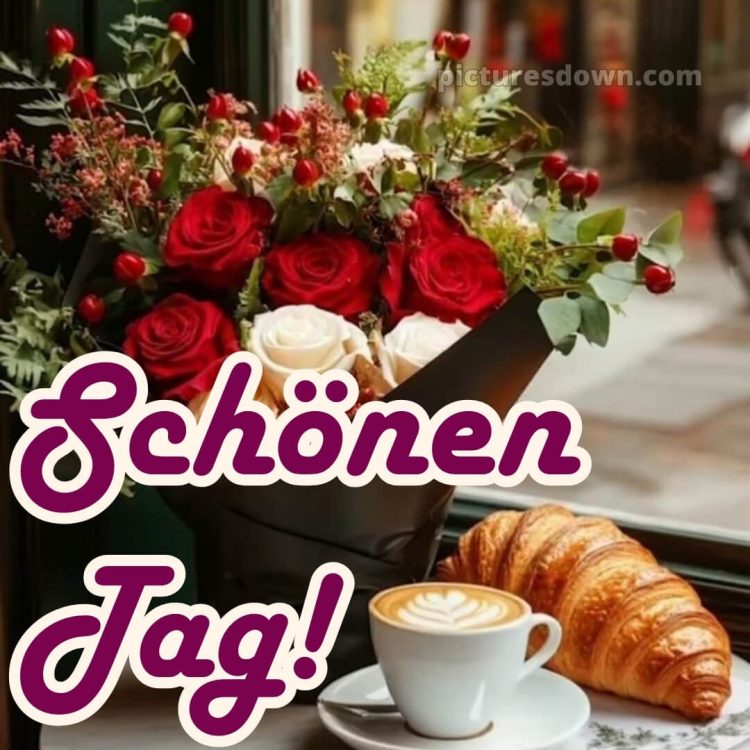 Guten morgen schönen tag bild Strauß kostenlos