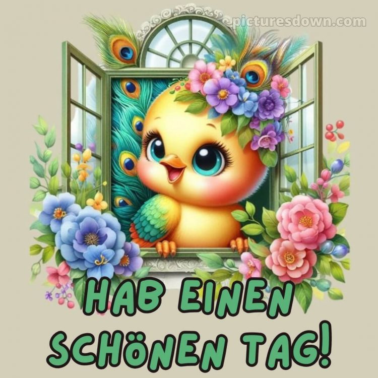 Hab einen schönen tag bild Fenster kostenlos