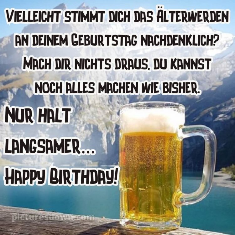 Männer alles gute zum geburtstag lustig bild Berge kostenlos