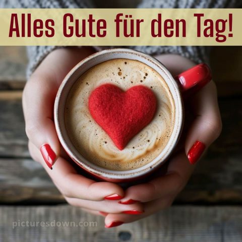 Schönen tag bild Herz kostenlos