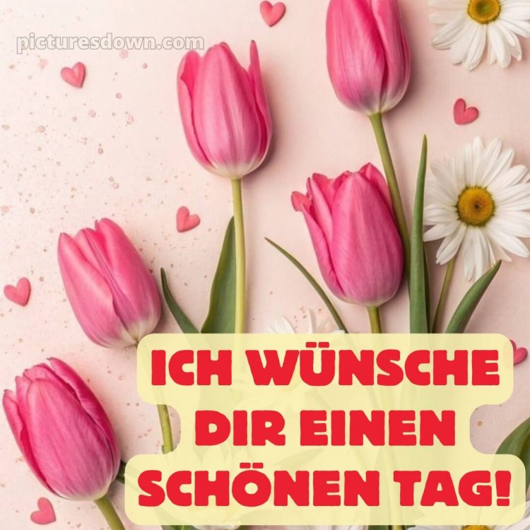 Schönen tag grüße bild Tulpen kostenlos