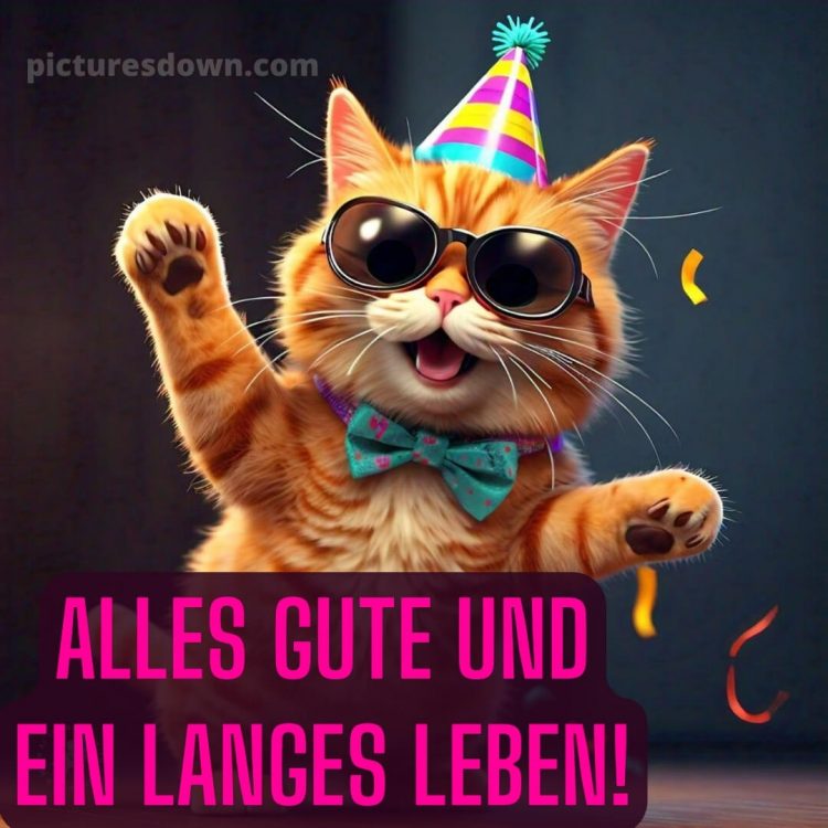Wir wünschen dir alles gute zum geburtstag lustig bild Brille kostenlos