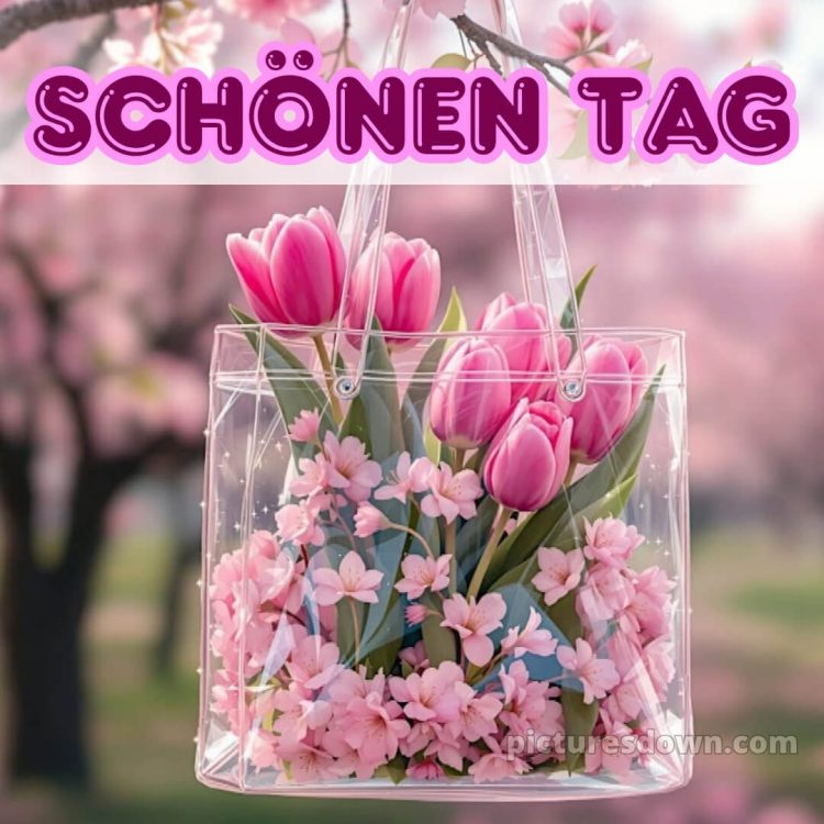 Guten morgen hab einen schönen tag bild Tasche kostenlos