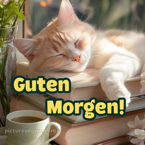 Guten morgen schönen tag bilder kostenlos bild Katze kostenlos