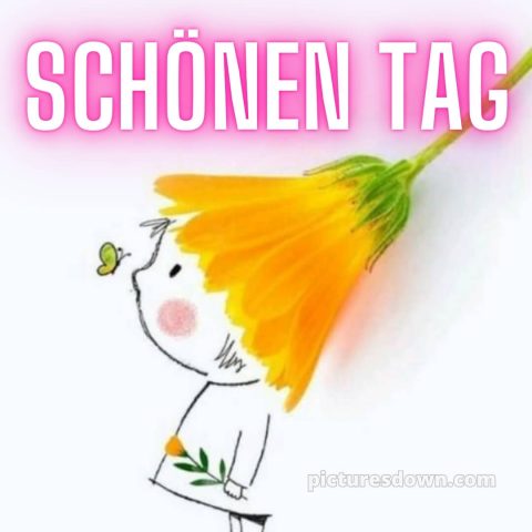 Hab einen schönen tag lustig bild Karte kostenlos