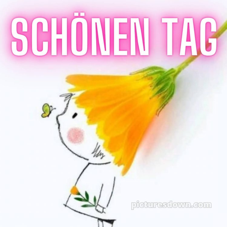 Hab einen schönen tag lustig bild Karte kostenlos