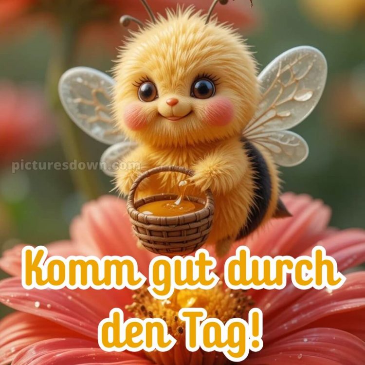 Schönen tag grüße kostenlos bild Biene kostenlos