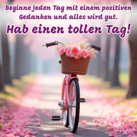 Schönen tag grüße kostenlos bild Fahrrad kostenlos