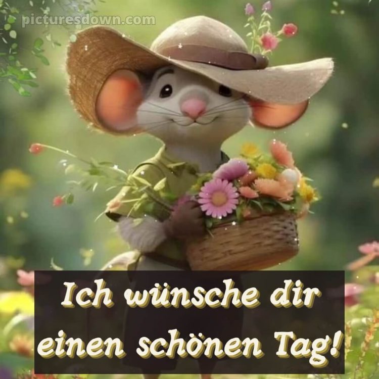 Schönen tag lustig bild Maus kostenlos