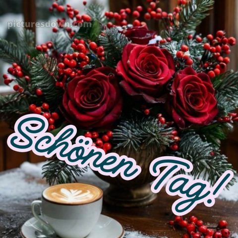 Schönen tag noch bild Blumenstrauß kostenlos