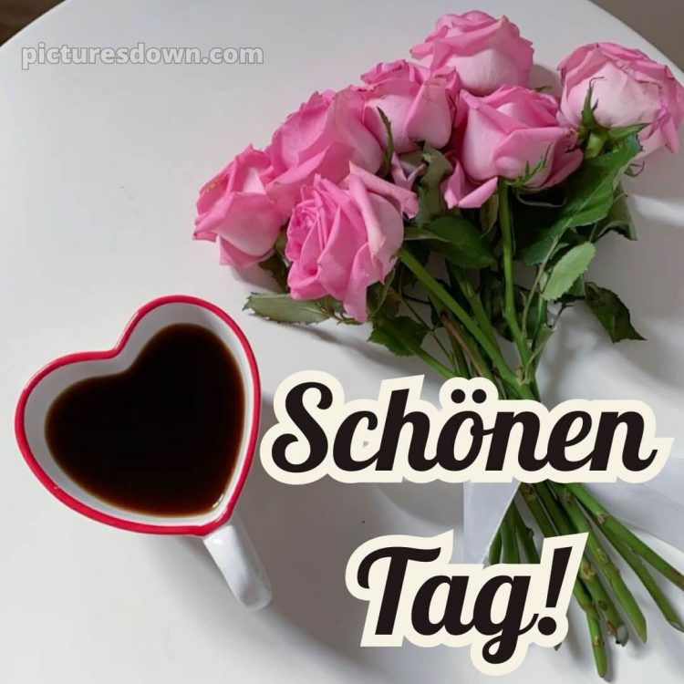 Schönen tag sprüche für whatsapp bild Blumenstrauß kostenlos