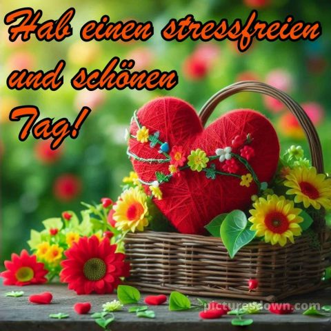 Schönen tag sprüche für whatsapp bild Herz kostenlos