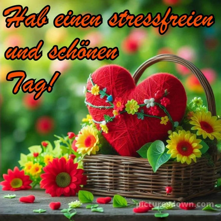 Schönen tag sprüche für whatsapp bild Herz kostenlos