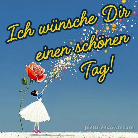 Spruch wünsche schönen tag guten morgen grüße für whatsapp bild Mädchen kostenlos