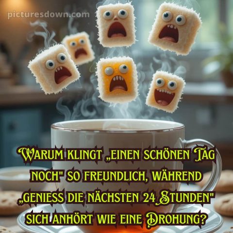 Whatsapp lustig schönen tag bild Monster kostenlos