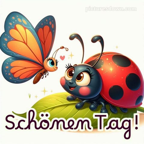 Wünsche einen schönen tag bild Karte kostenlos