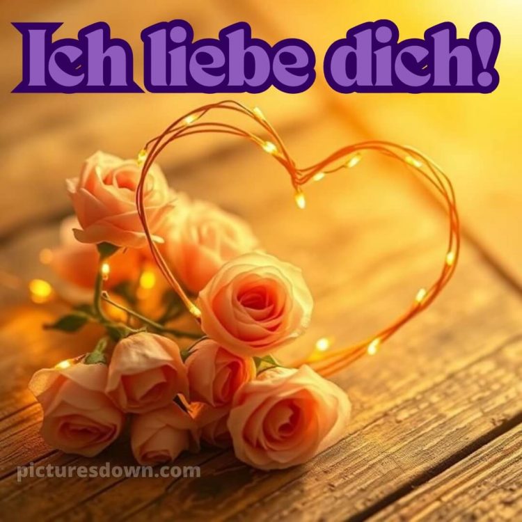 Bilder ich liebe dich bild Rosen kostenlos