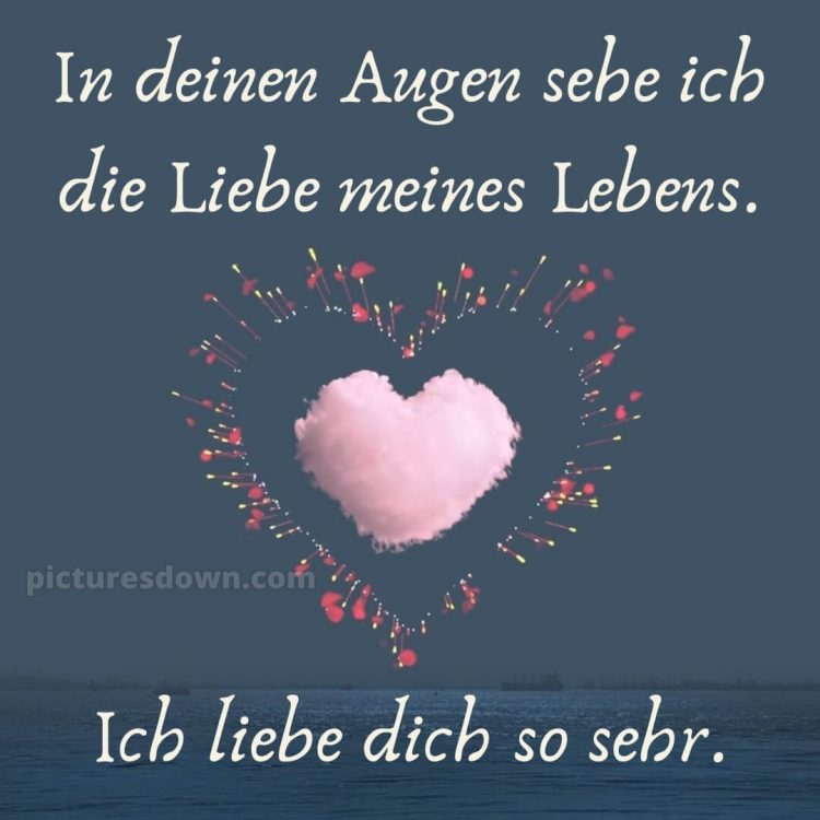 Bilder ich liebe dich bild Meer kostenlos