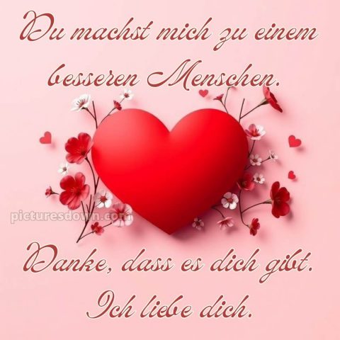 Bilder ich liebe dich bild Karte kostenlos