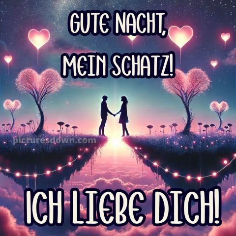 Gute nacht mein schatz ich liebe dich bilder bild Paar kostenlos
