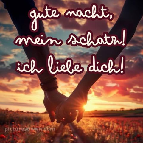 Gute nacht mein schatz ich liebe dich bilder bild Hände kostenlos