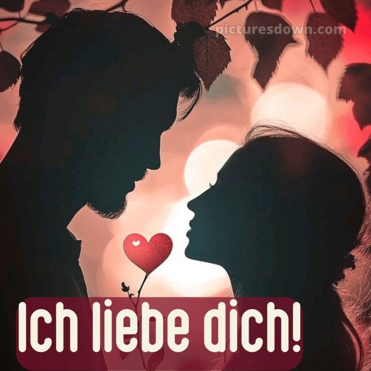 Gute nacht mein schatz ich liebe dich bilder bild verliebtes Paar kostenlos