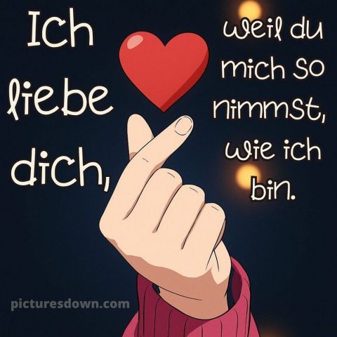 Ich liebe dich bilder bild Hand kostenlos