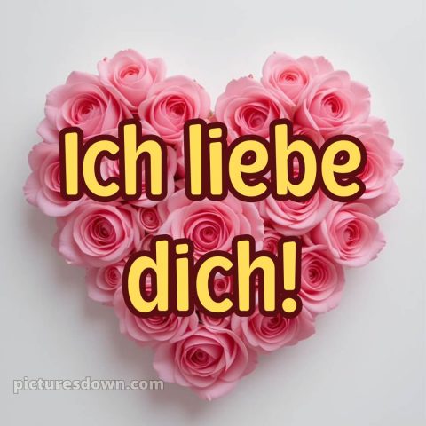 Ich liebe dich bilder gif bild Rosen kostenlos