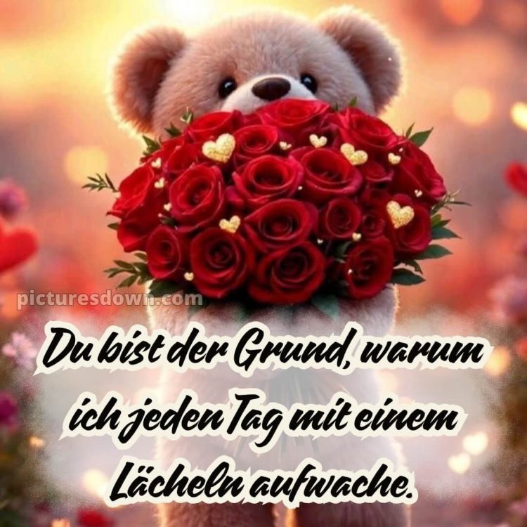 Ich liebe dich bilder gif bild Blumenstrauß kostenlos