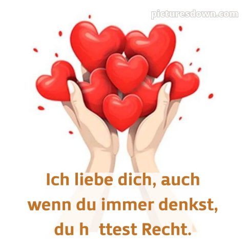 Ich liebe dich bilder lustig bild Hände kostenlos