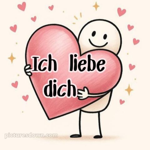 Ich liebe dich bilder lustig bild Verrückt kostenlos