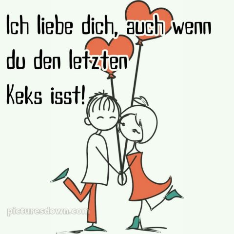 Ich liebe dich bilder lustig bild Paar kostenlos