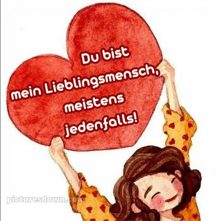 Ich liebe dich bilder lustig bild Mädchen kostenlos