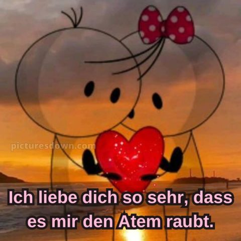 Ich liebe dich bilder romantisch bild Sonnenuntergang kostenlos