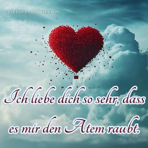 Ich liebe dich bilder romantisch bild Wolke kostenlos