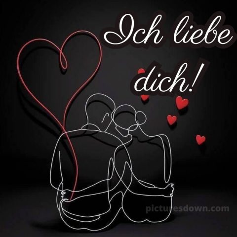 Ich liebe dich bilder romantisch bild Paar kostenlos