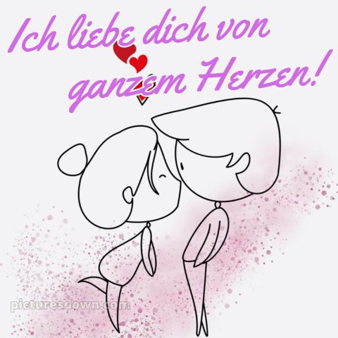 Ich liebe dich bilder süß bild Zeichnung kostenlos