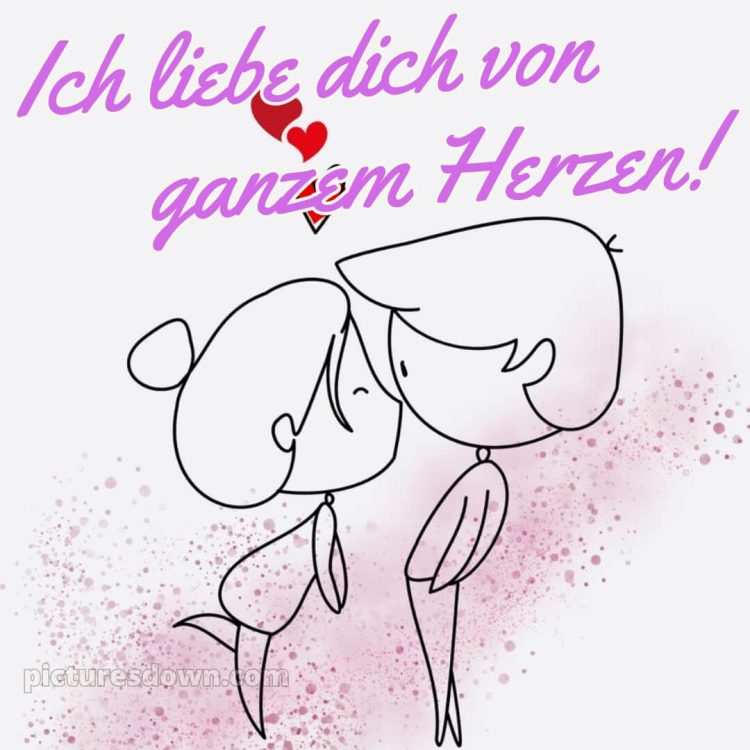 Ich liebe dich bilder süß bild Zeichnung kostenlos