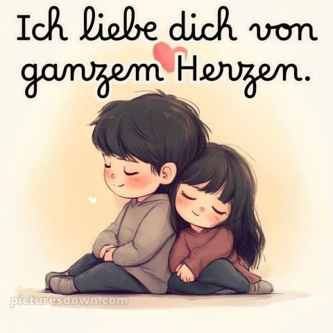 Ich liebe dich bilder-whatsapp bild Junge und Mädchen kostenlos